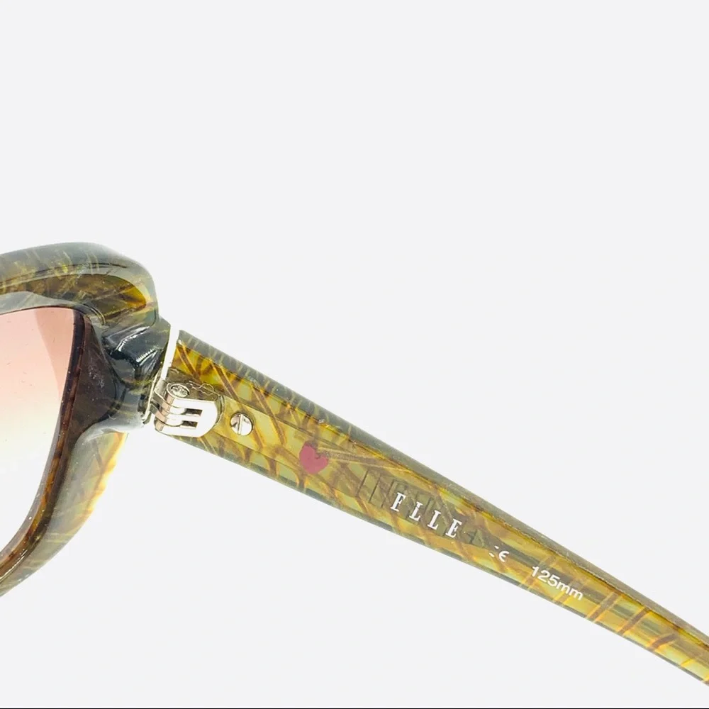 Elle ELI8900 Brown Oval Sunglasses Frames